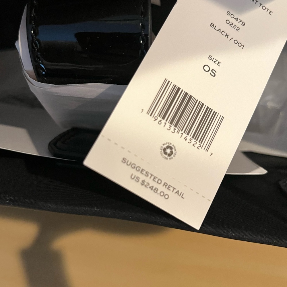 Black Tote Bag - Picture 3 of 5